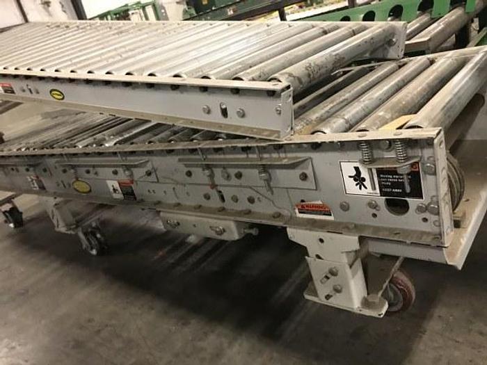 Used 24 INCH WIDE x 6 FT LONG HYTROL POWER ROLLER CONVEYOR for Sale at