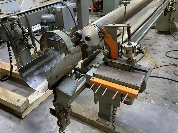 Used 120" APPLETON CORE CUTTER MODEL A300 WITH 6" MANDREL...