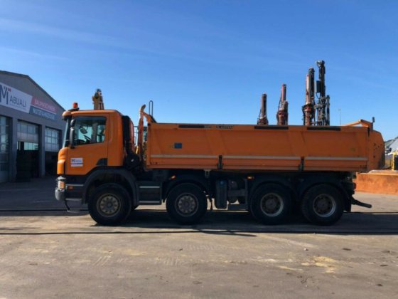 2013 Scania P440 - 8X4 BJ2013 MEILLER-KIPPER / Bordmatic ...