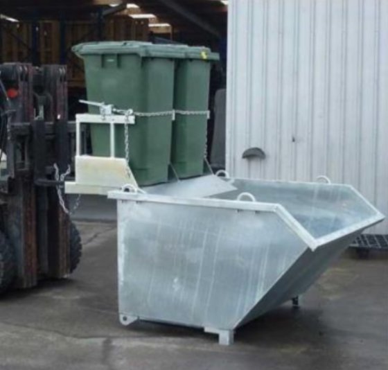 Bin Tipper Attachment for Forklift in North Wollongong, Australia