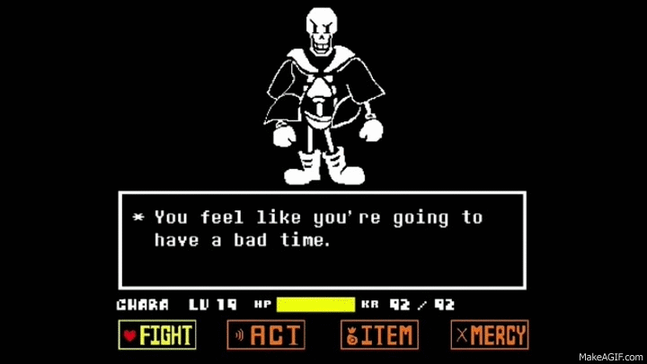 Disbelief Papyrus on Make a GIF