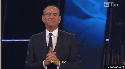 Carlo Conti Va Bene Gif / Https Www Ilsussidiario Net News Belen