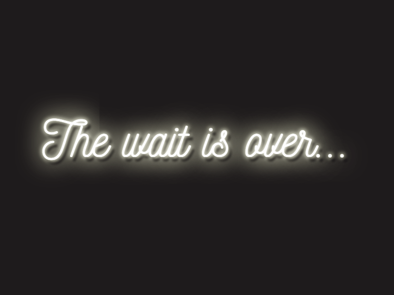 The wait is over... on Make a GIF
