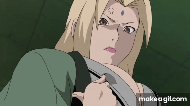 Tsunade breast on Make a GIF