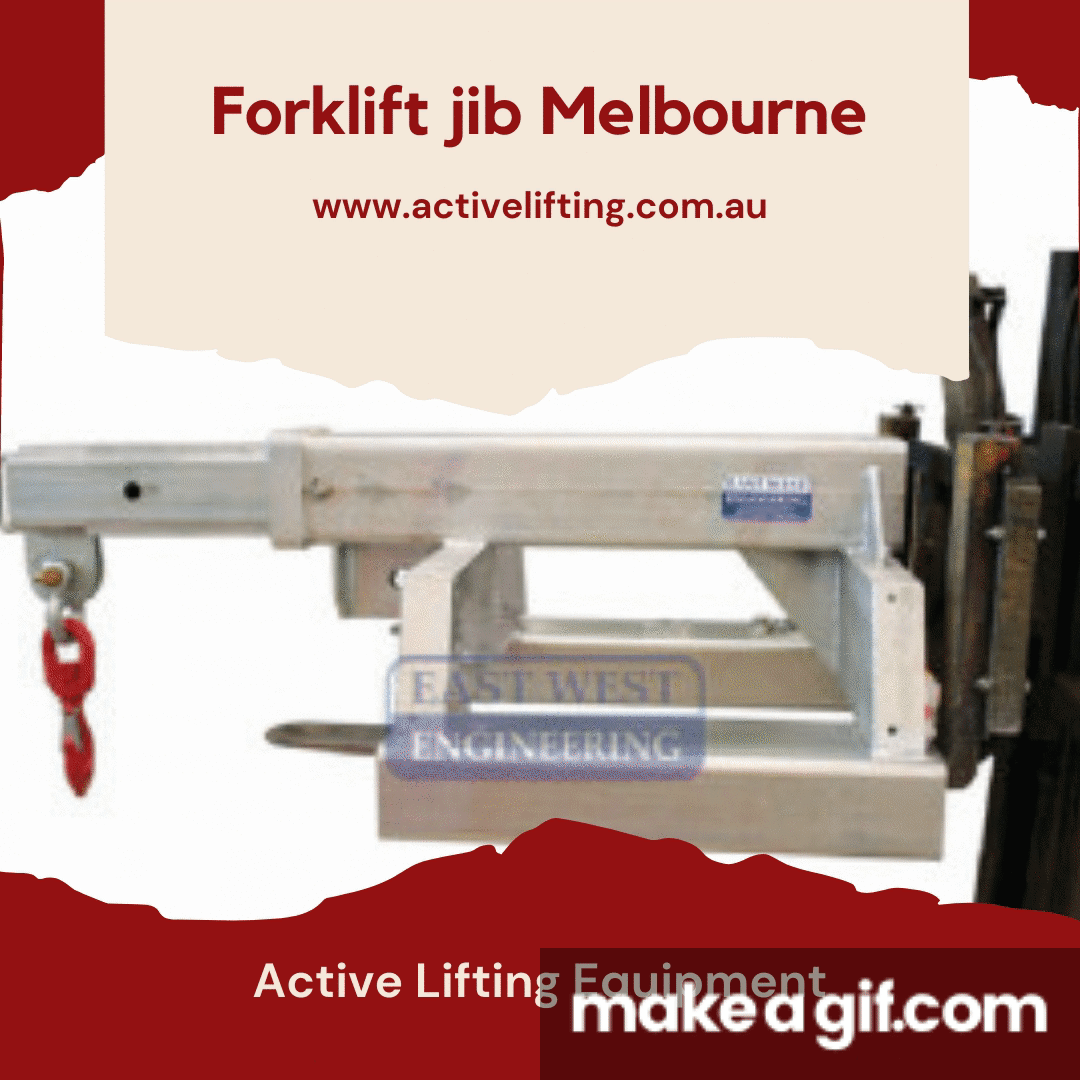 Forklift jib Melbourne on Make a GIF