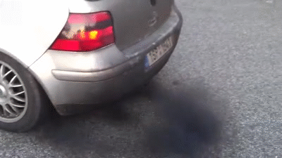 TDI smoke VW Golf IV on Make a GIF