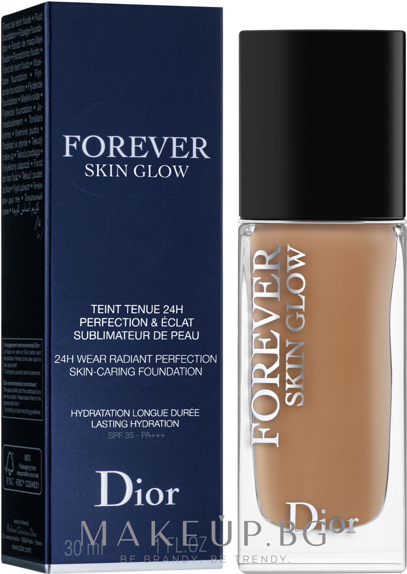 Фон дьо тен Dior Diorskin Forever Skin Glow Foundation Makeup.bg