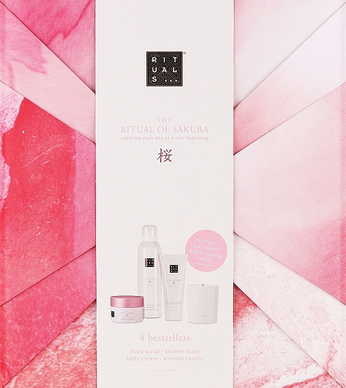 Rituals The Ritual Of Sakura Medium Gift Set 2023 (scr/125g + cr/100ml