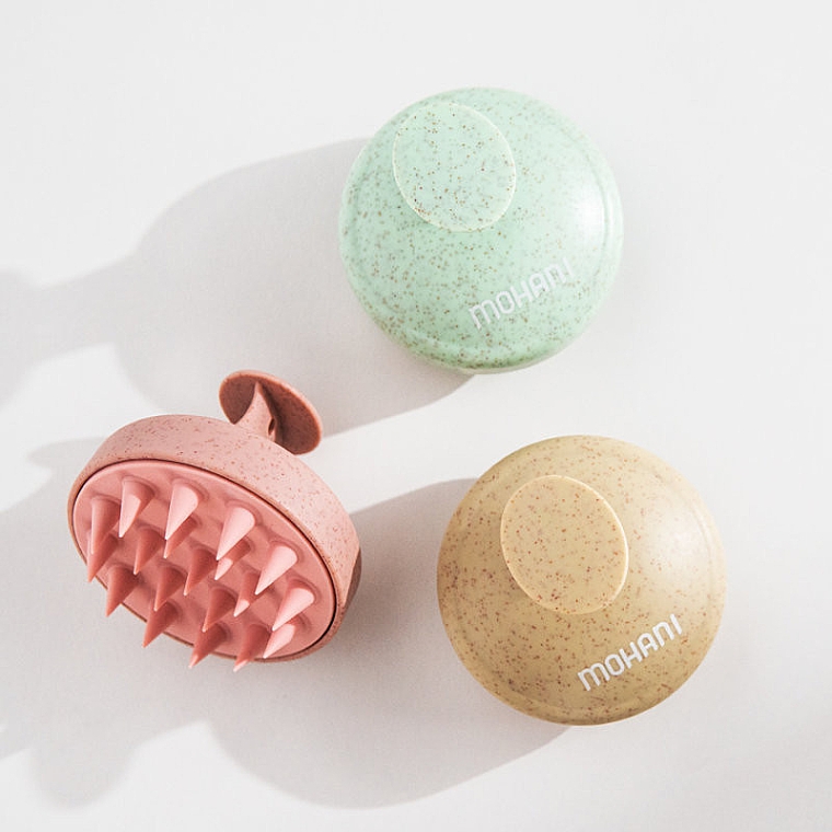 Mohani Hair Scalp Massager & Shampoo Brush Pink Kartáč na mytí vlasů