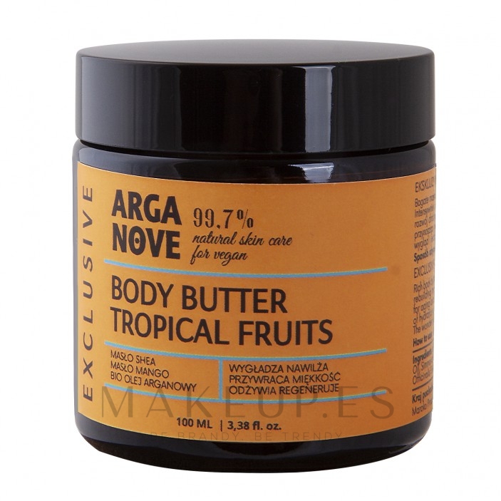 Arganove Exclusive Body Butter Tropical Fruits Manteca corporal con