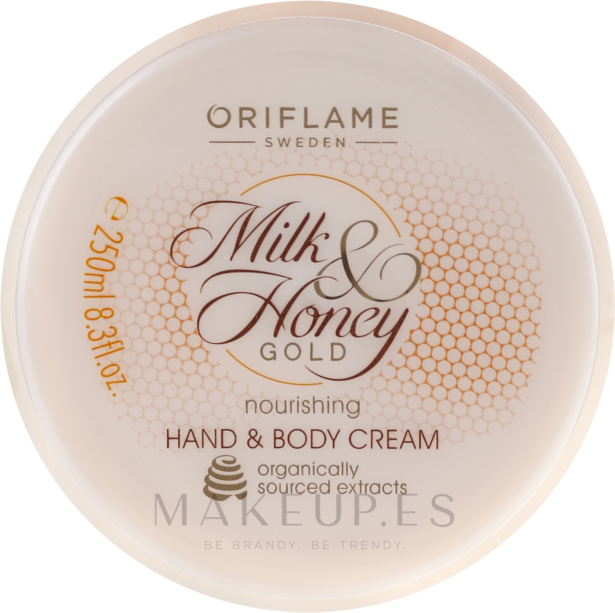 Oriflame Milk and Honey Gold Nourishing Hand and Body Cream Crema de manos y cuerpo con leche