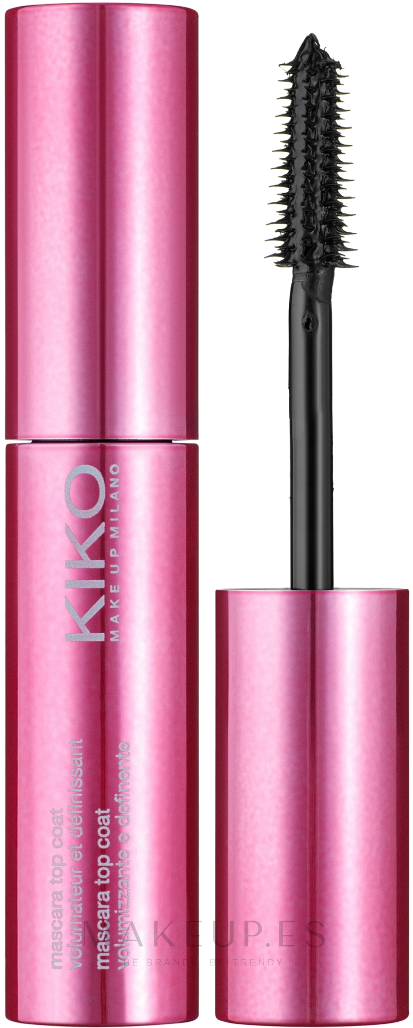 Kiko Milano Volume & Definition Top Coat Mascara Máscara de pestañas
