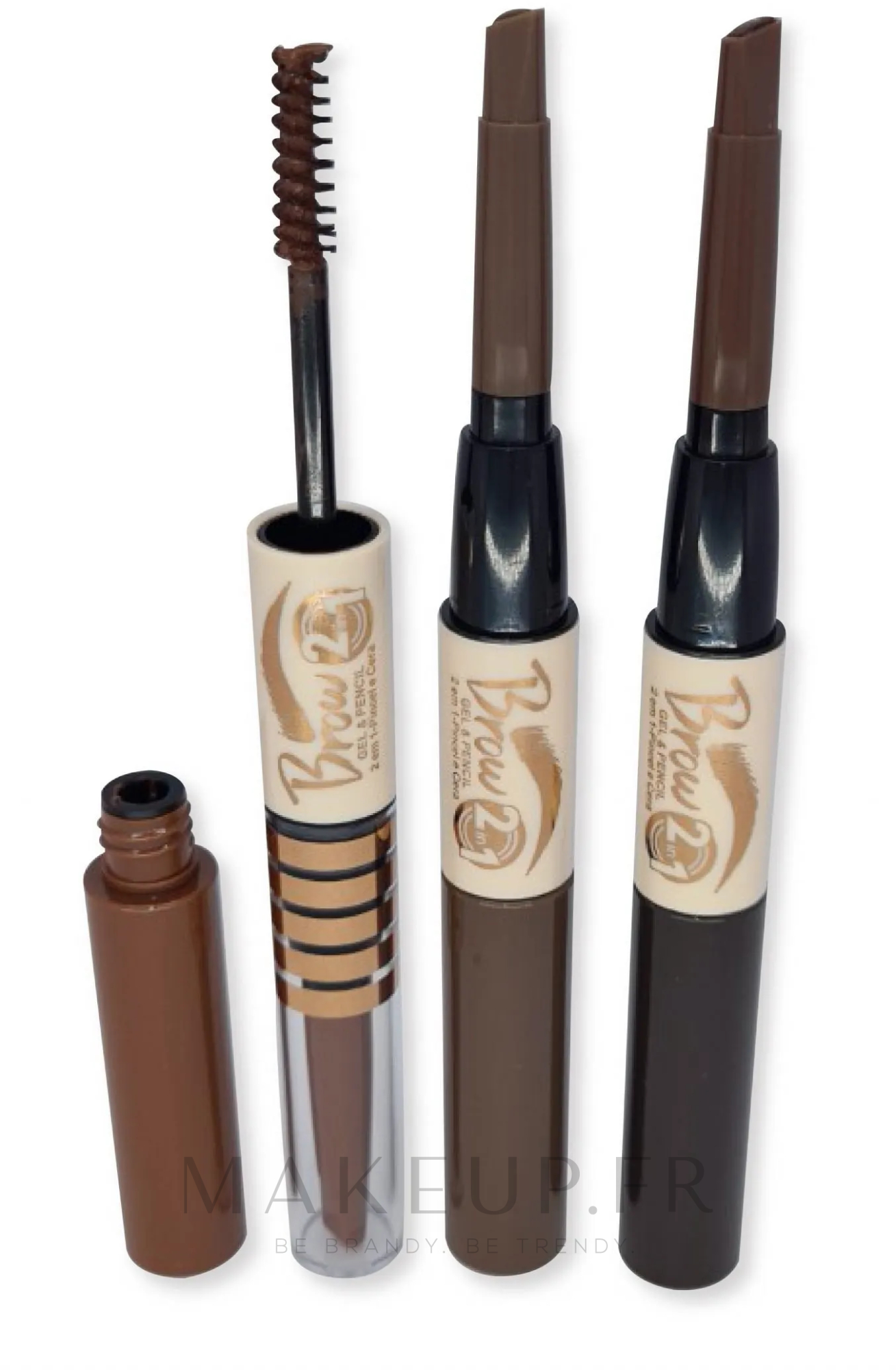 Ushas Brow 2in1 PencilMascara for Eyebrows Crayon et mascara à