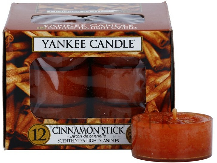 Yankee Candle Scented Tea Light Candles Cinnamon Stick Bougies