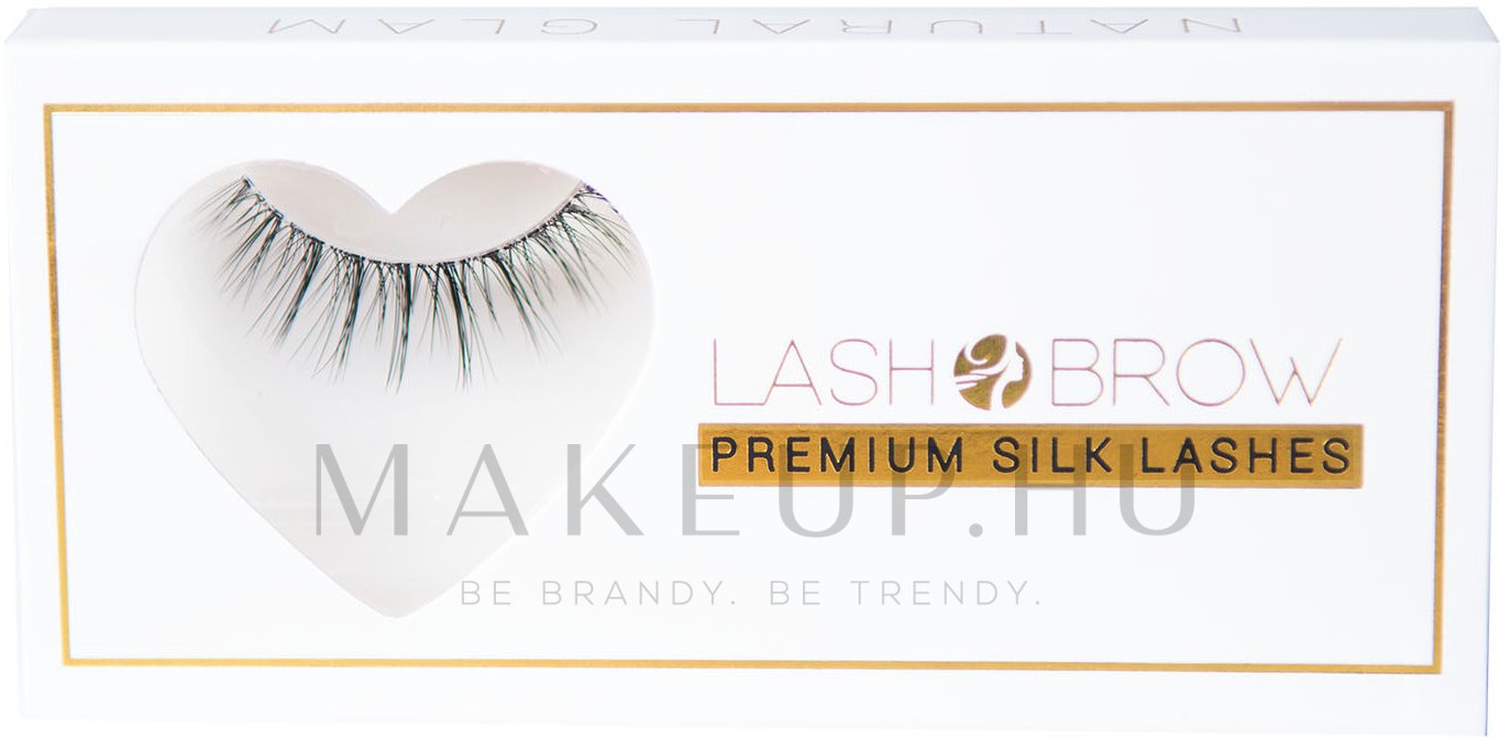 Műszempilla Lash Brow Premium Silk Lashes Natural Glam Makeup.hu