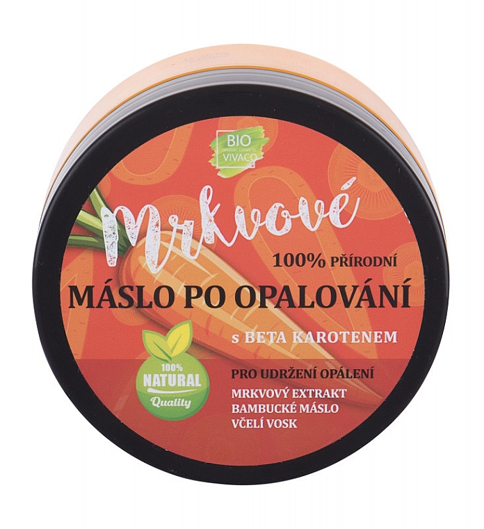 Vivaco Bio Carrot After Sun Butter Olio doposole Makeup.it