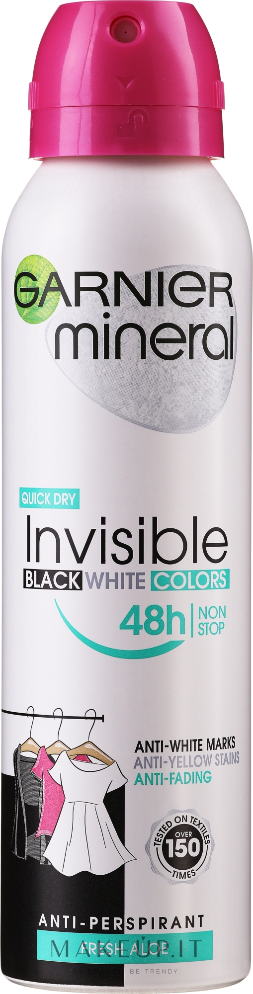 Garnier Mineral Deodorant invisibile Deodorantespray Makeup.it