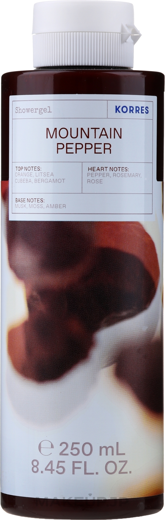 Korres Mountain Pepper Bergamot & Coriander Shower Gel Shower Gel