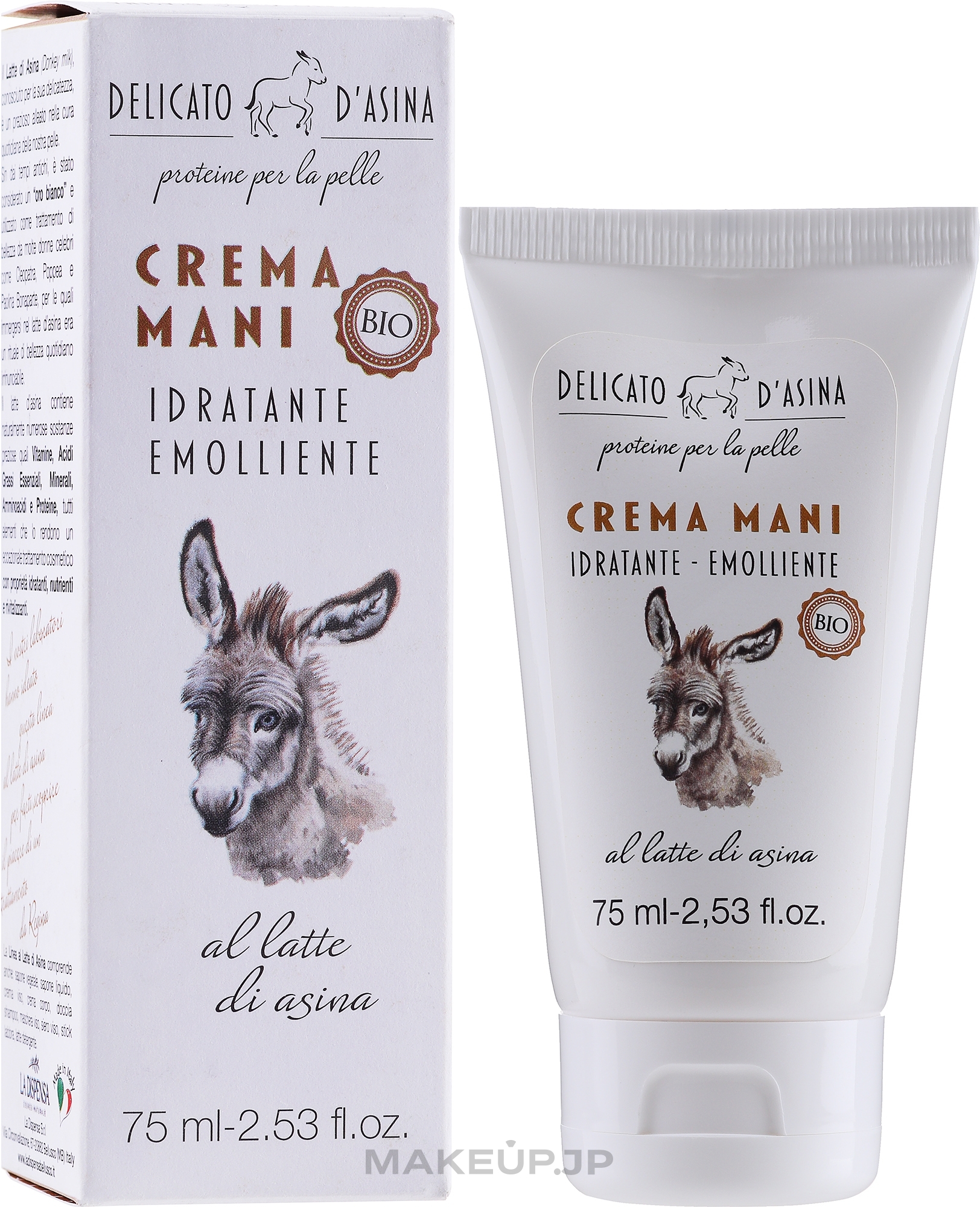 Donkey Milk Hand Cream Florinda Delicato d'Asina Hand Crea Makeup.jp