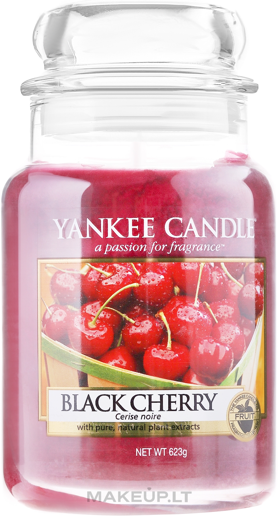 Yankee Candle Scented Votive Black Cherry Scented Candle "Black