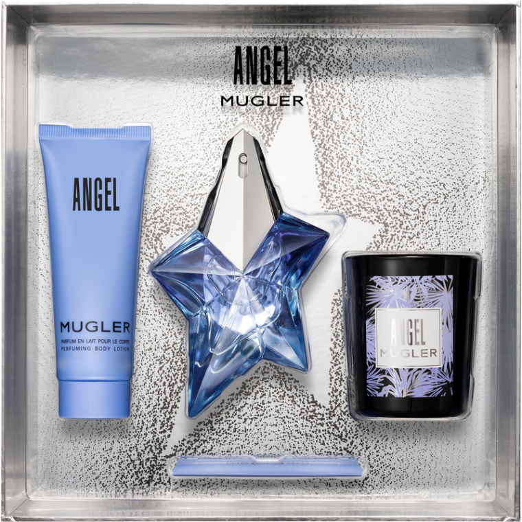 Mugler Angel Zestaw (edp 25 ml + b/lot 50 ml + candle 70 g) Makeup.pl