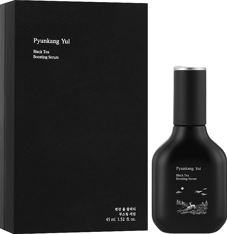 Pyunkang Yul Black Tea Boosting Serum Serum do twarzy z czarną