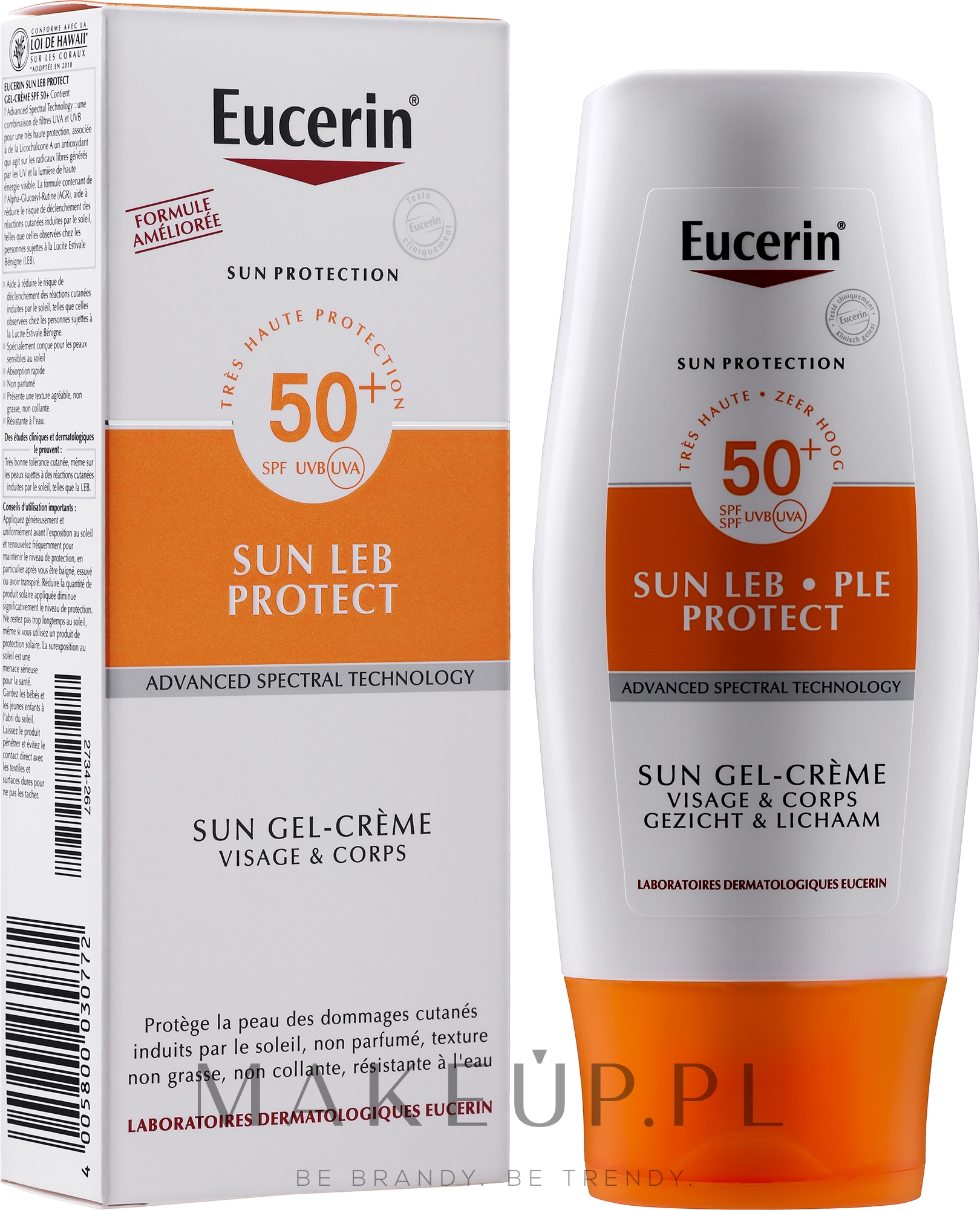 Sun Protection Leb Protect CreamGel Kremżel do opalania ciała z filtrem UV SPF 50 Makeup.pl