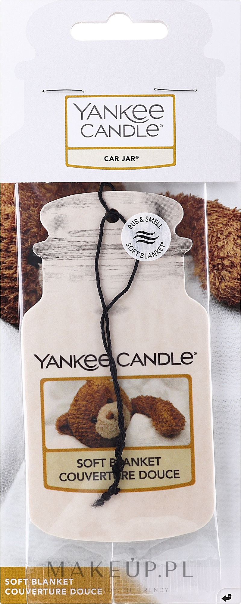 Yankee Candle Soft Blanket Jar Ultimate Zapach do samochodu Makeup.pl
