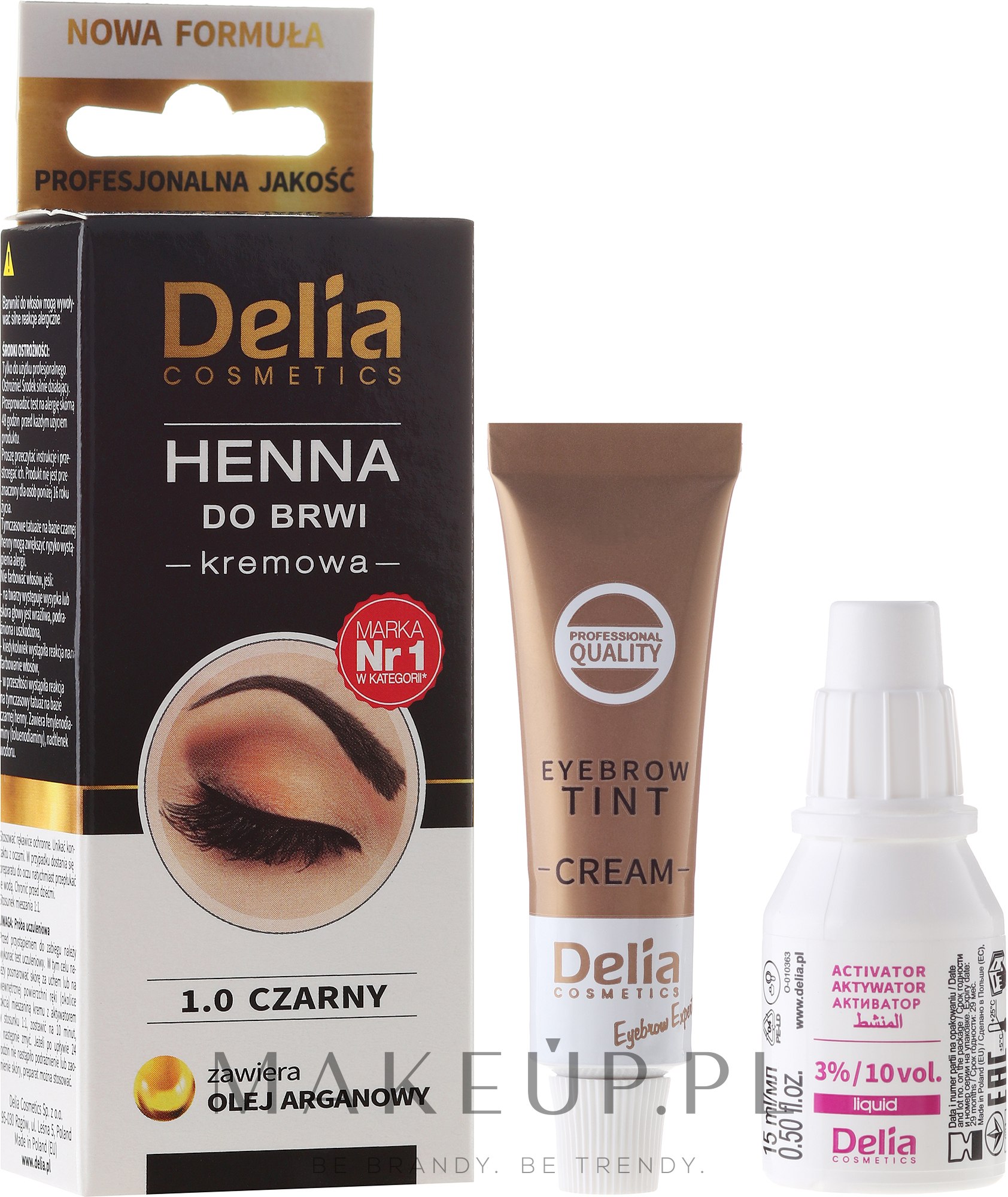 Delia Cosmetics Eyebrow Expert Henna do brwi w kremie Makeup.pl