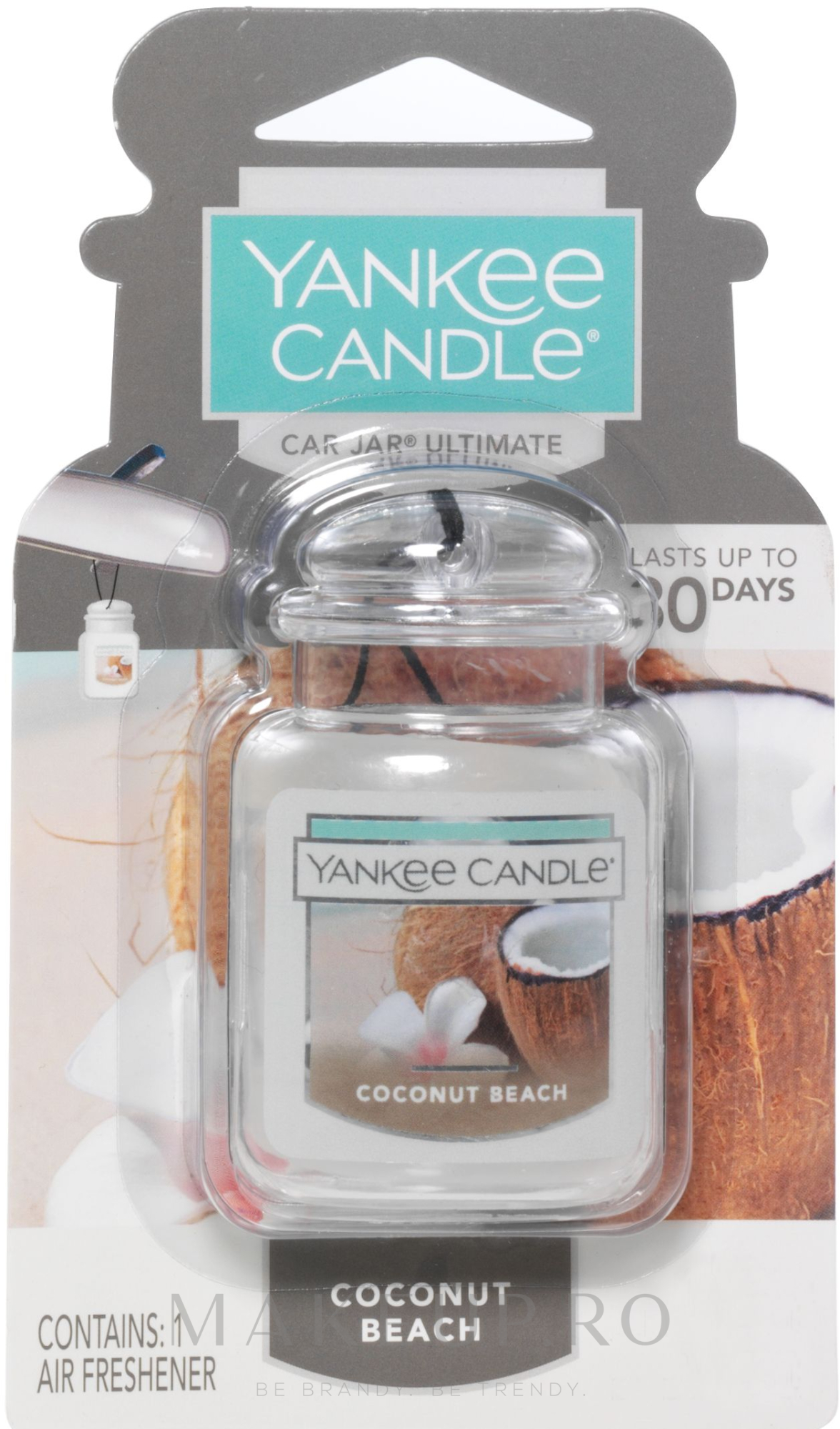 Yankee Candle Car Jar Ultimate Coconut Beach Aromatizator auto