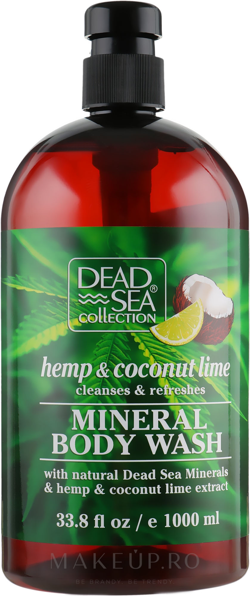 Dead Sea Collection Hemp & Coconut Lime Body Wash Gel de duș cu