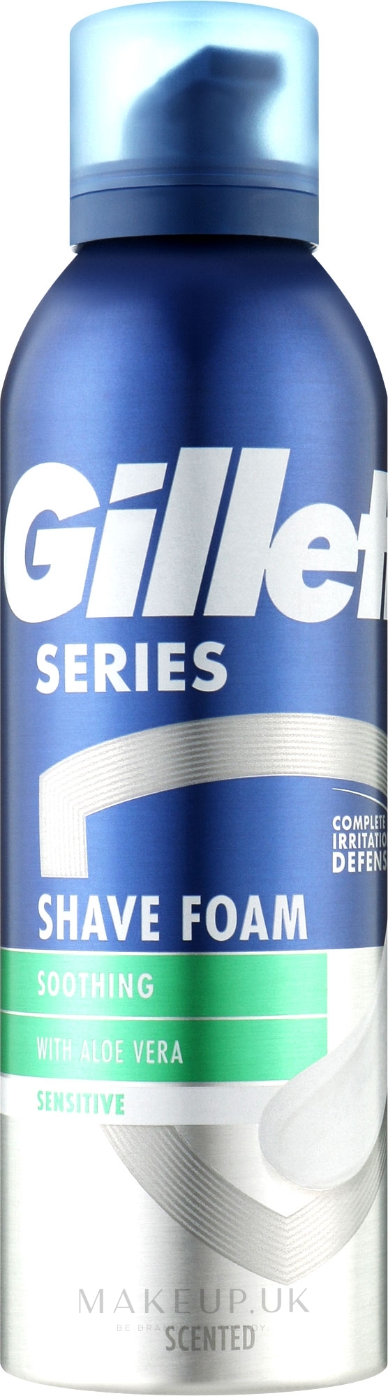 Men Shaving Foam "Sensitive Skin" Gillette Series for Men Makeup.uk
