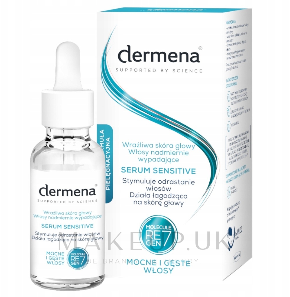 Dermena Serum Sensitve Hair Growth Stimulating Serum Makeup.uk