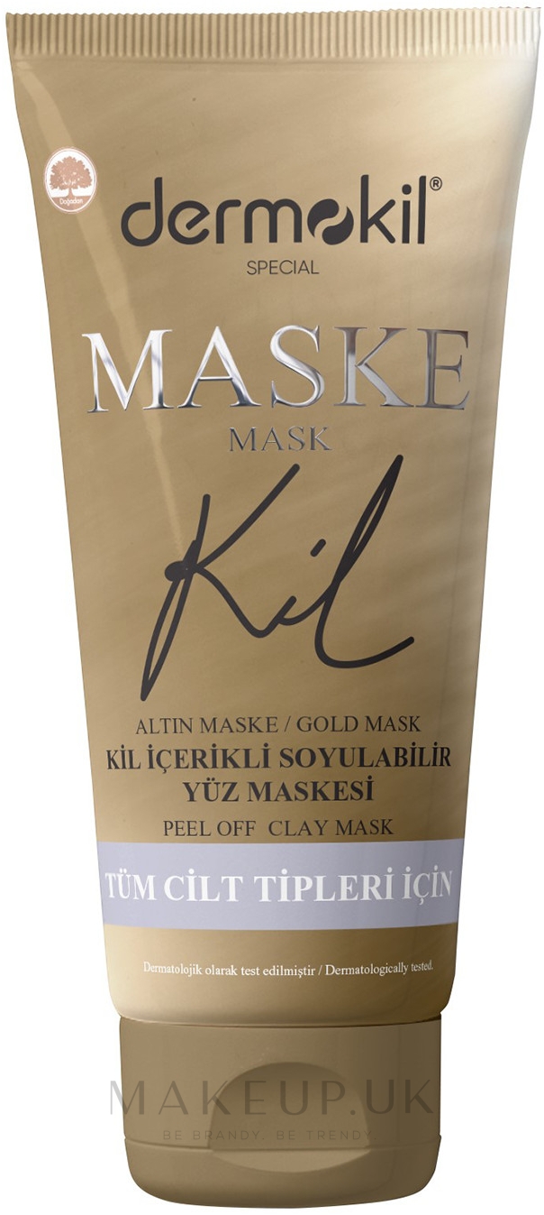 PeelOff Face Mask Dermokil Peel Off Gold Clay Mask Makeup.uk