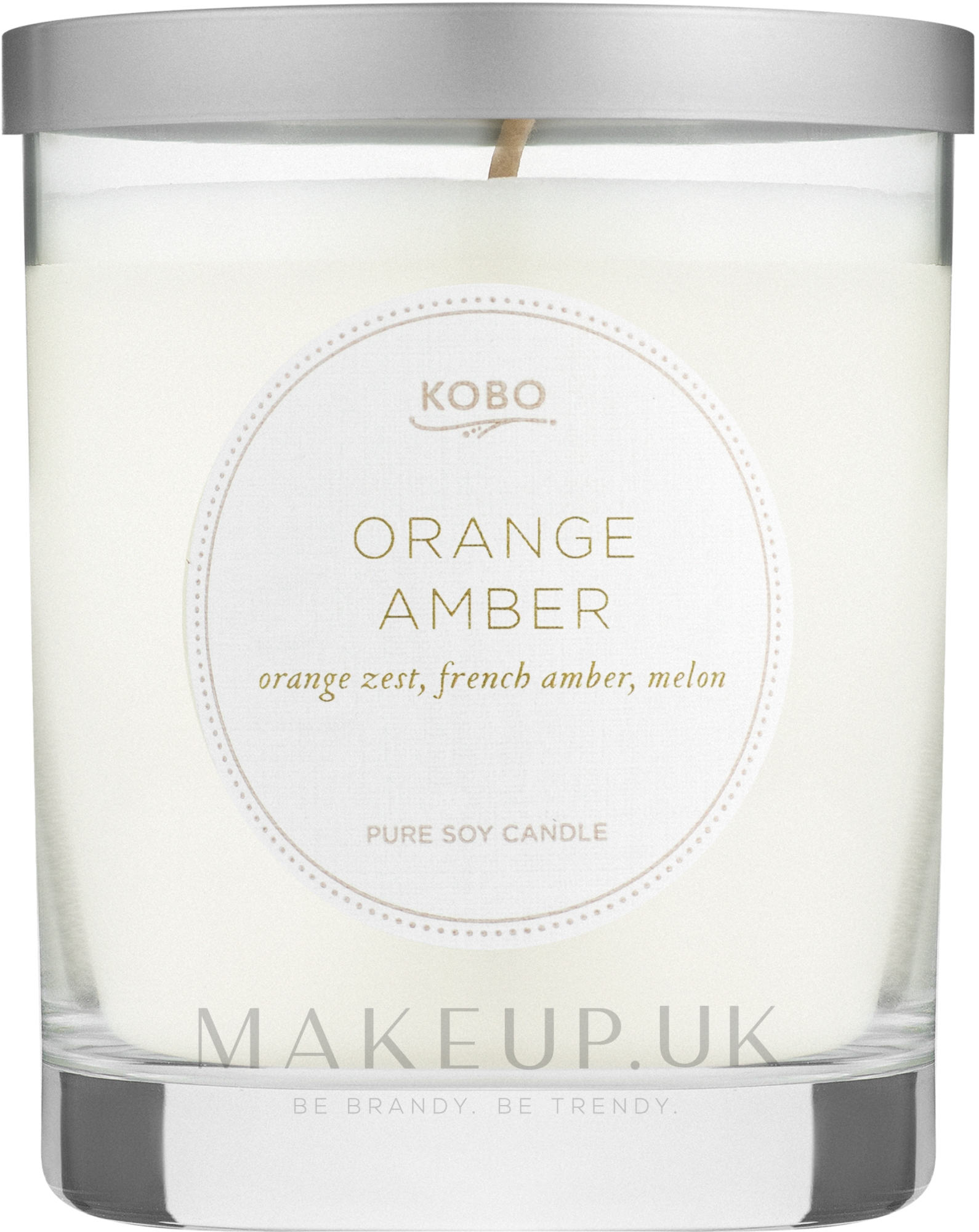 Kobo Orange Amber Scented Candle Makeup.uk