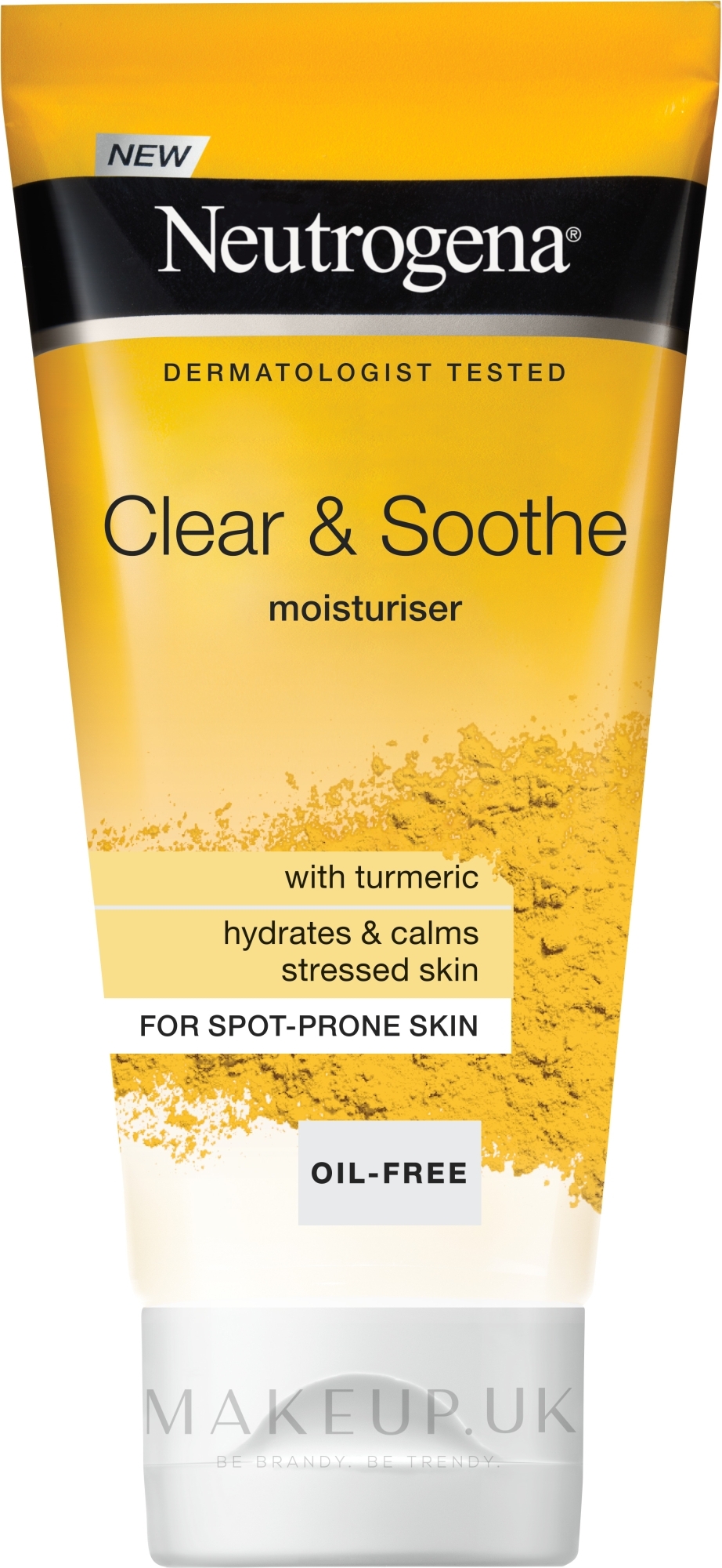 Moisturizing face cream Neutrogena Clear & Soothe Moisturiser Makeup.uk