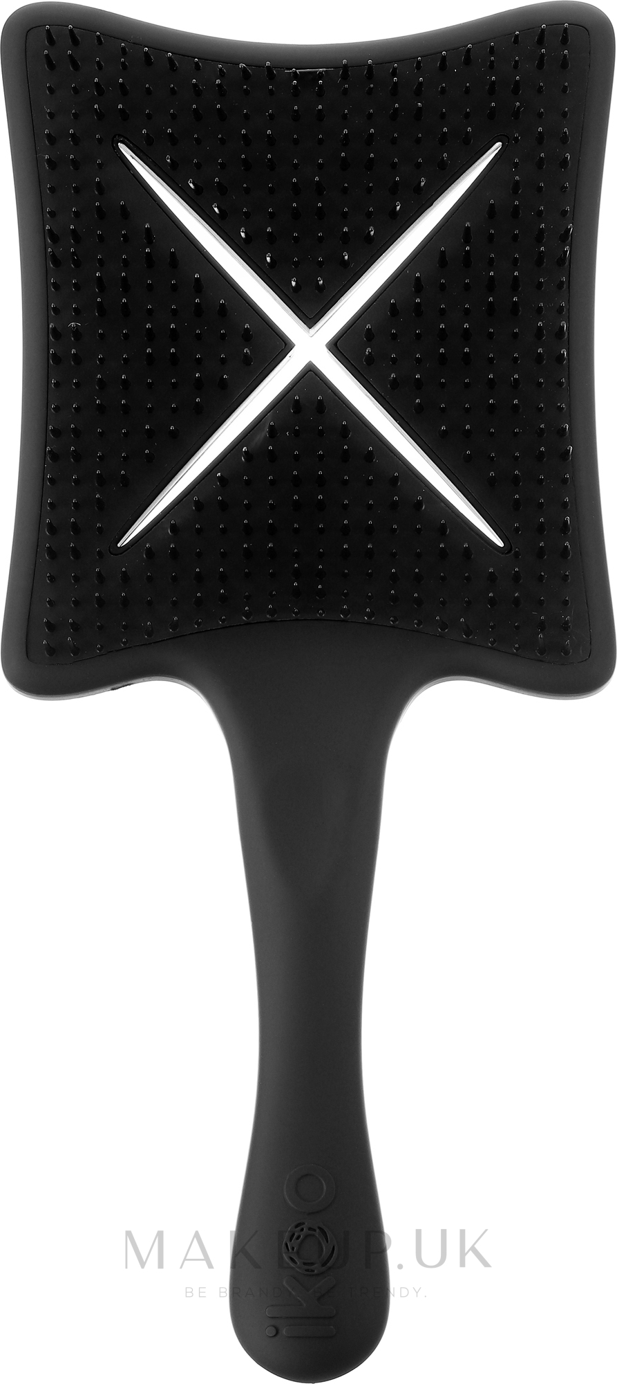 Ikoo Paddle X Classic Beluga Black Detangler Brush Makeup.uk