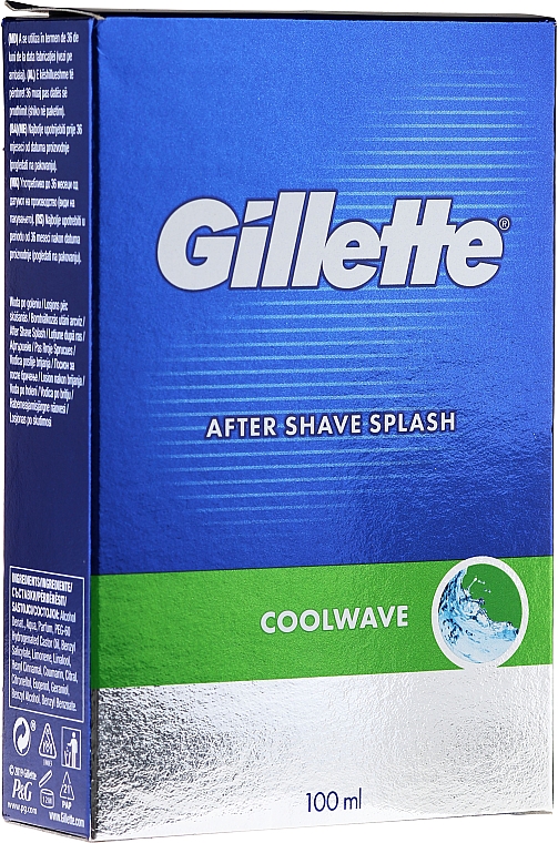 After Shave Lotion "Fresh" Gillette Series Cool Wave After Shave