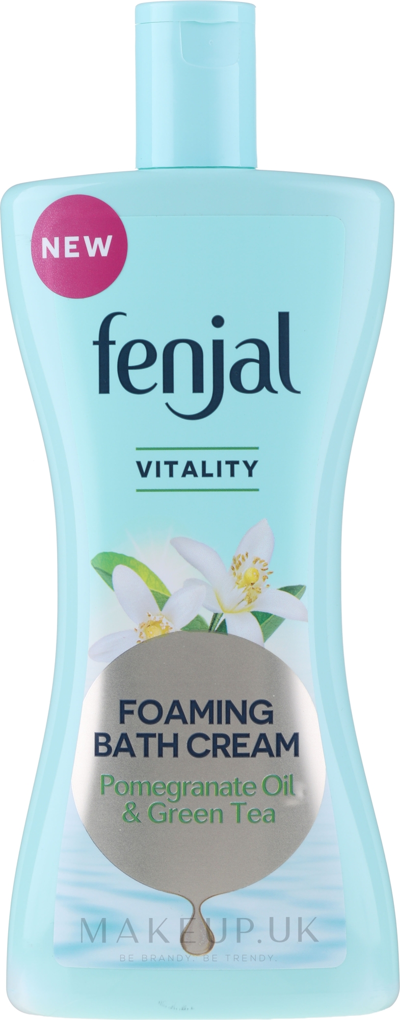 Fenjal Vitality Pomegranate Oil & Green Tea Foaming Bath Cream Bath