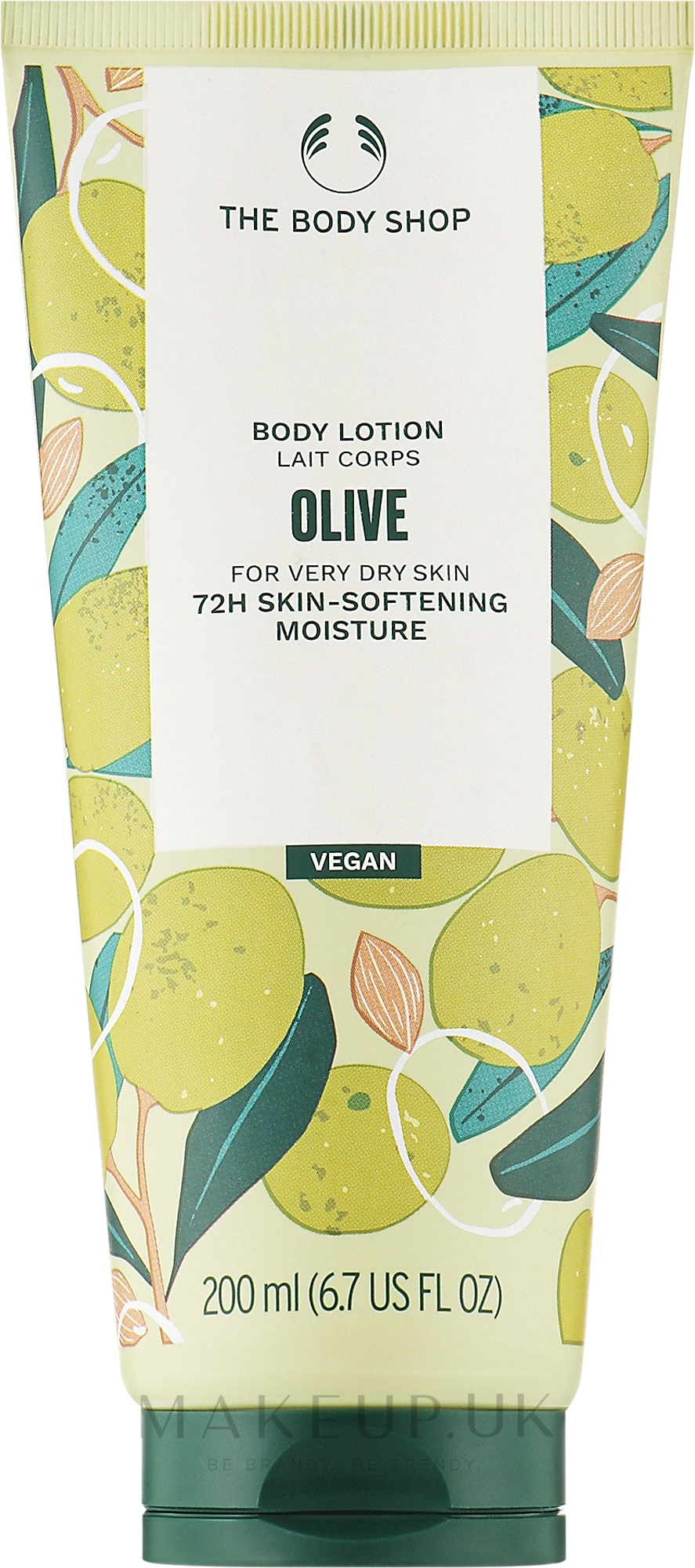 The Body Shop Olive Nourishing Body Lotion Vegan Olive Body Lotion