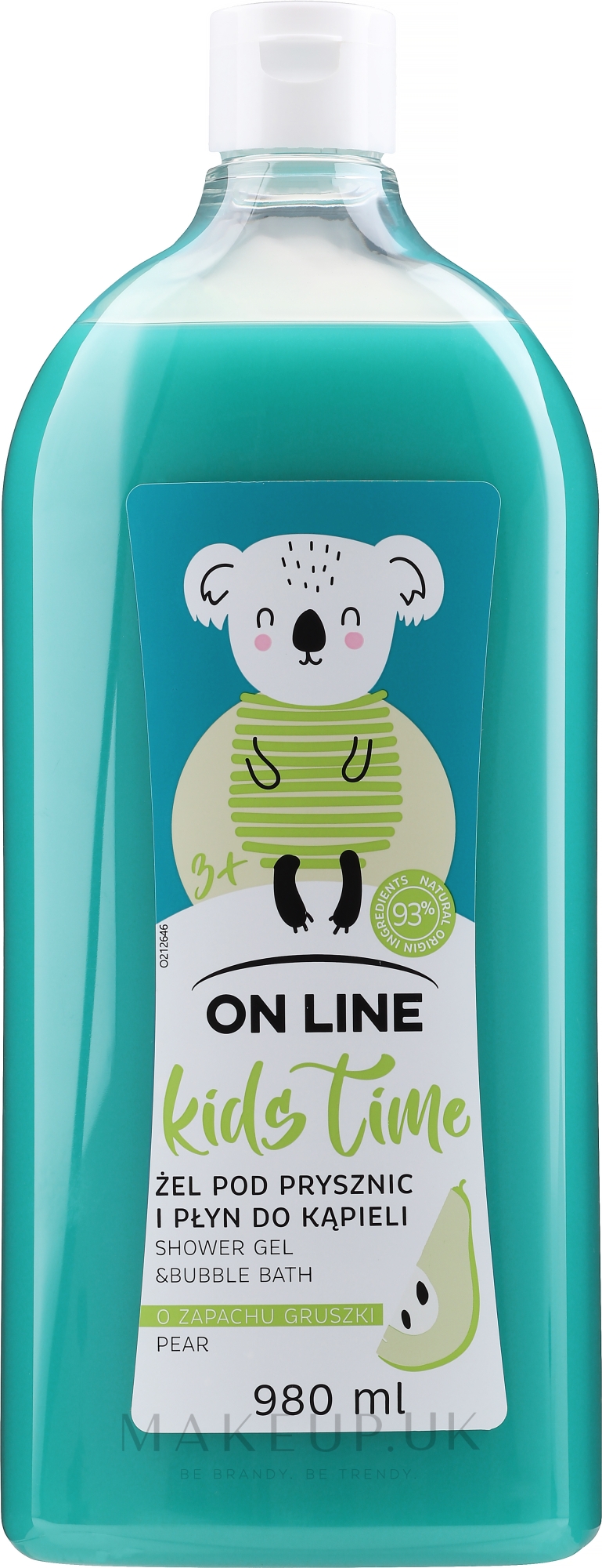 On Line Kids Shower Gel & Bubble Bath Pear Shower Gel & Bubble Bath