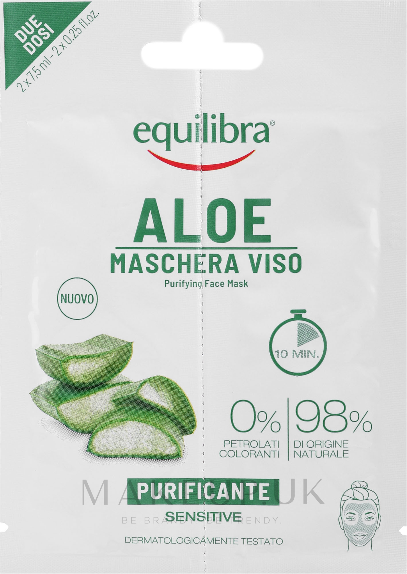 Aloe Face Mask Equilibra Aloe Makeup.uk