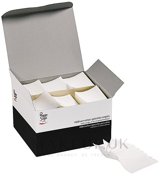 Peggy Sage Manicure LintFree Cotton Pads, 1000 pcs Makeup.uk