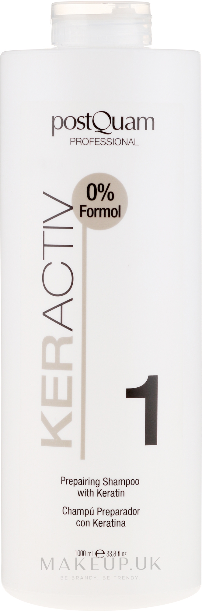 PostQuam Keractiv Prepearing Shampoo With Keratin Straightening Prep