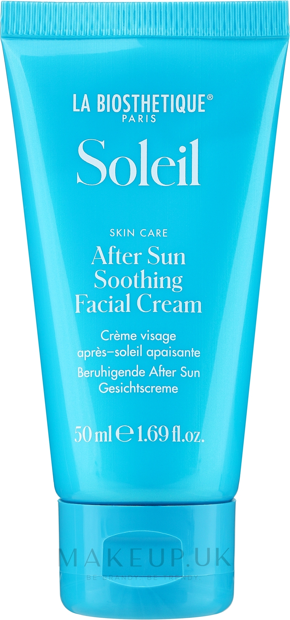 Soothing After Sun Face Cream La Biosthetique After Sun Soothing Face