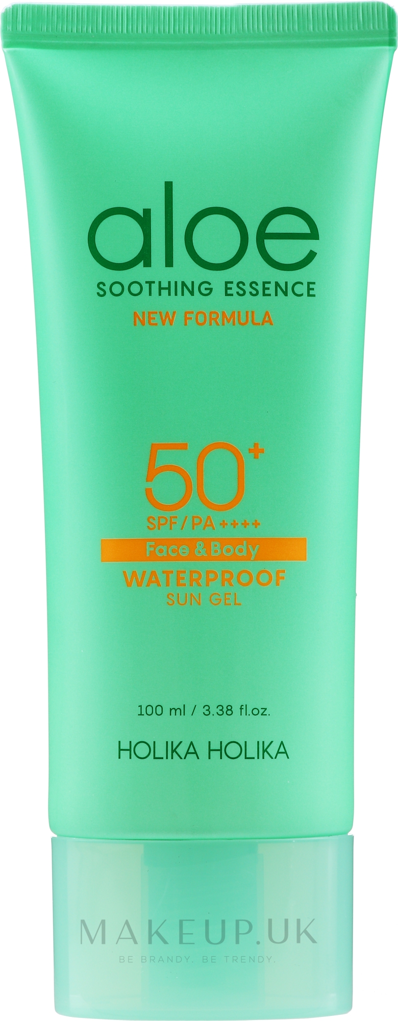 Holika Holika Aloe Waterproof Sun Gel Sunscreen Aloe Gel Makeup.uk