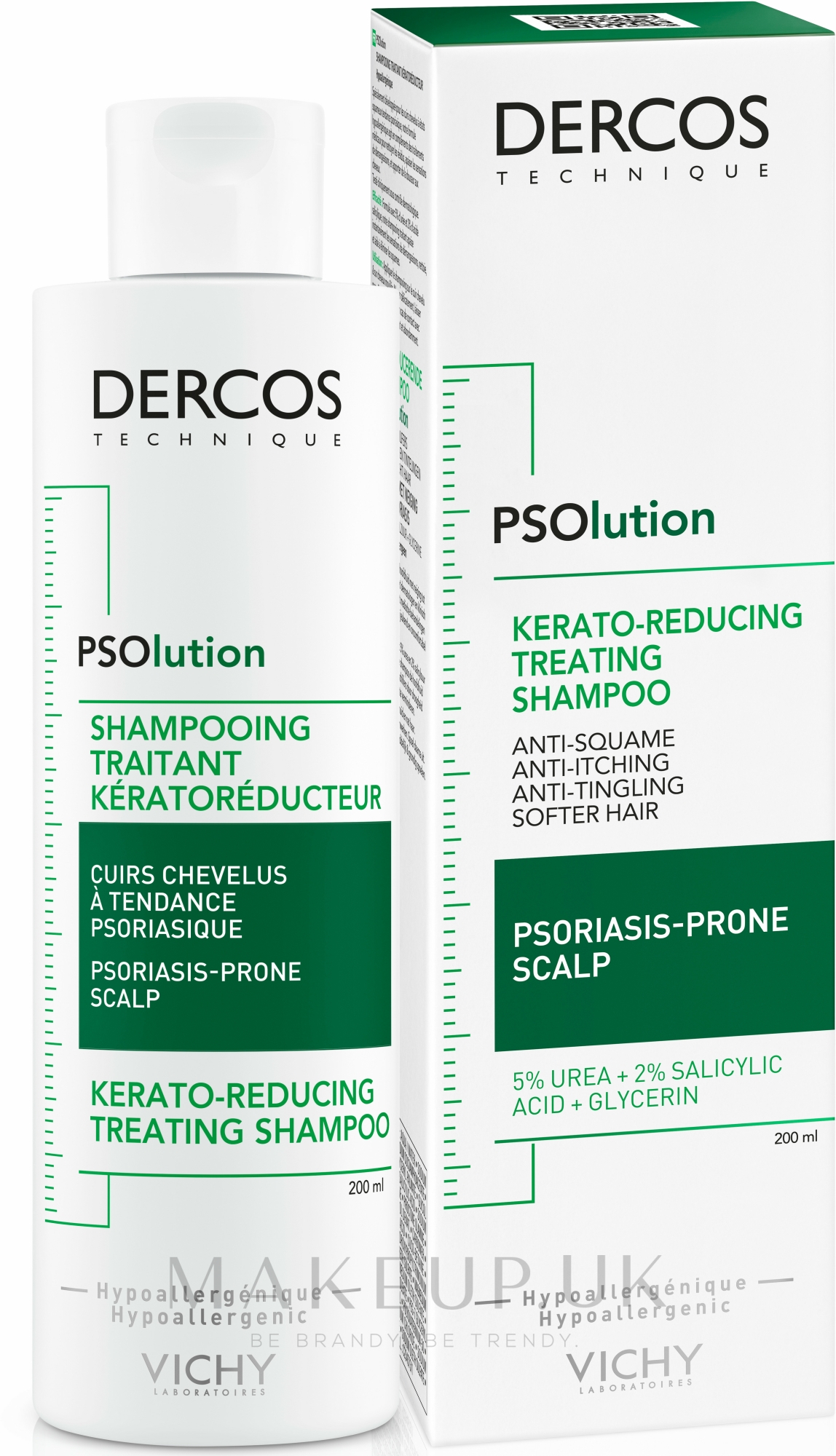 Vichy Dercos PSOlution Scaling & Itching Scalp Keratolytic Shampoo