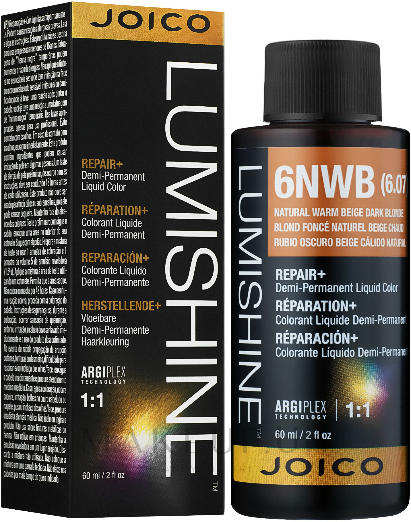 Joico LumiShine DemiPermanent Liquid SemiPermanent Liquid Dye for Hair Toning Makeup.uk