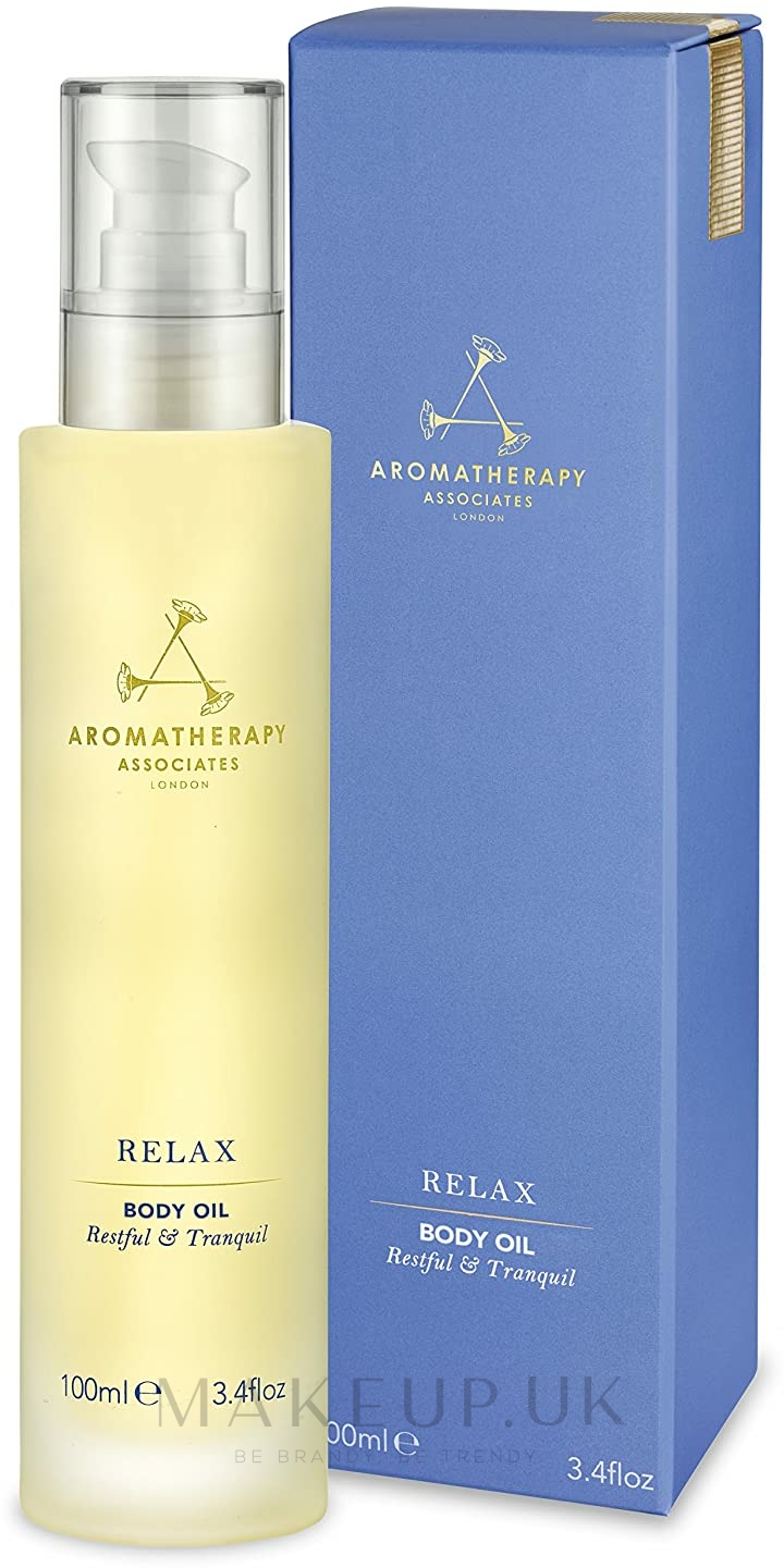 Aromatherapy Associates Relax Body Oil Relax Body Oil Makeup.uk