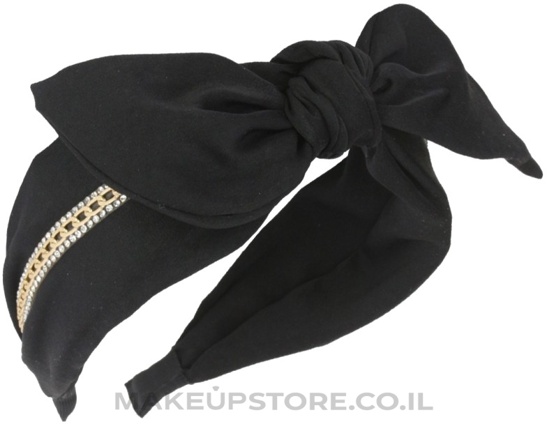 Ecarla Hair Band with Bow, black Makeupstore.co.il